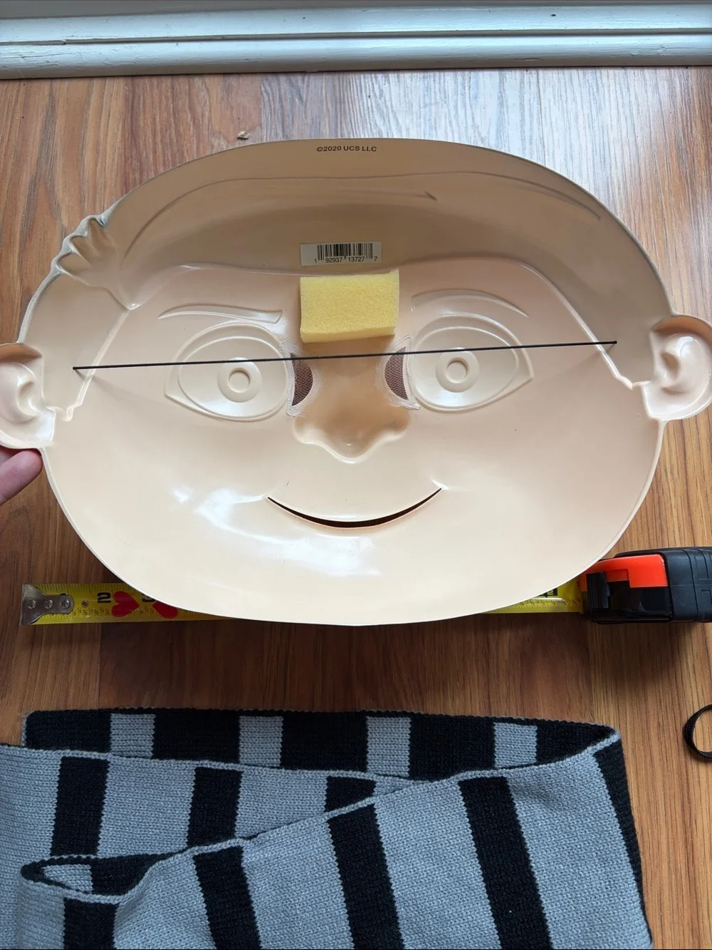 Minions Gru Character Mask with Scarf